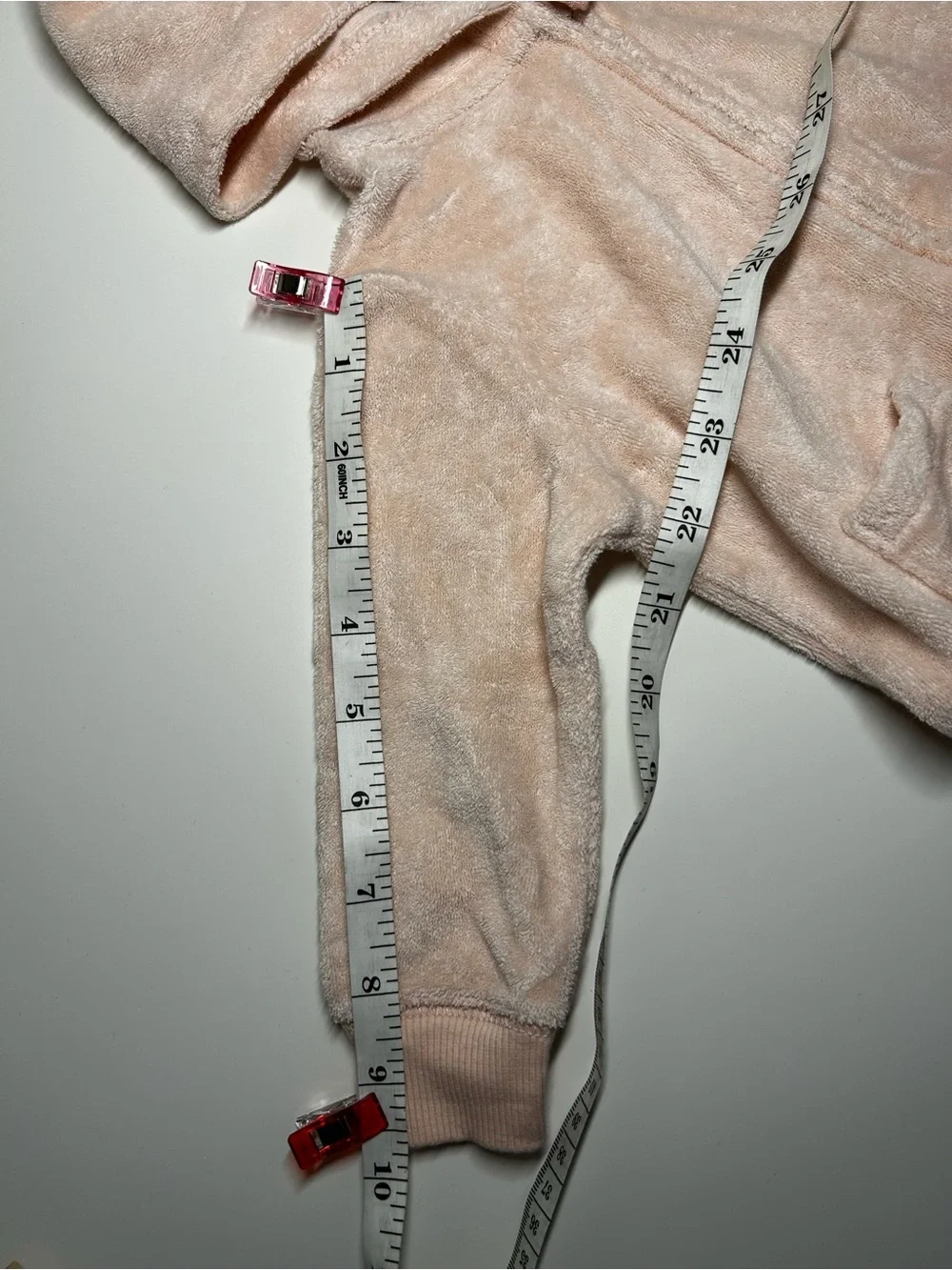 Carter's Plush Hooded Zip Jacket in Pale Pink with Ears